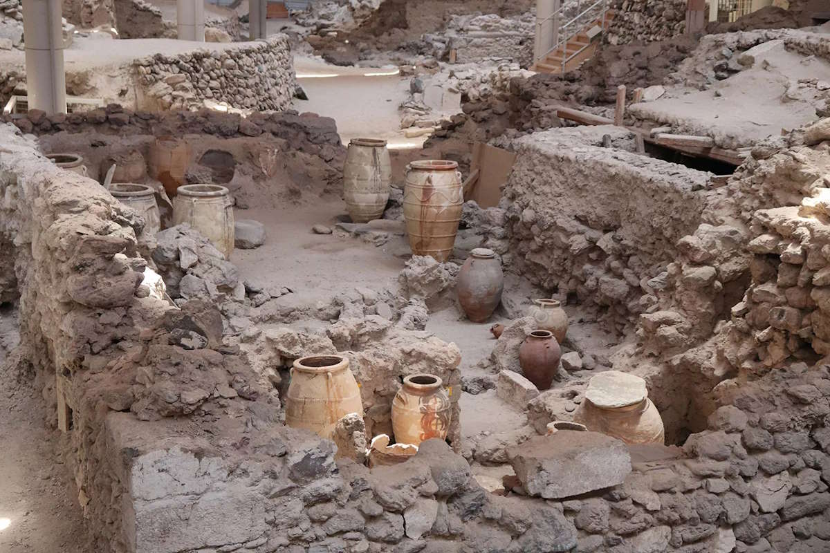 Akrotiri Archaeological Site Santorini private tour
