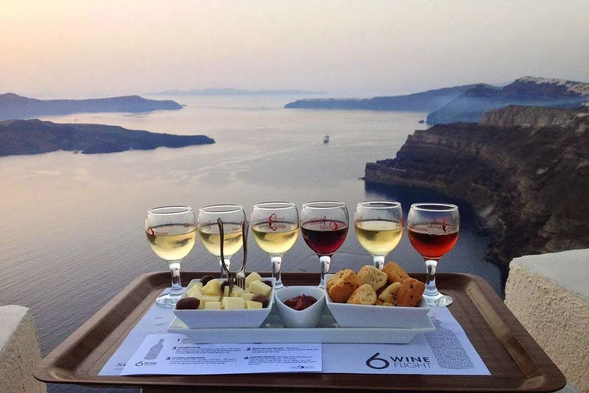 Santo Wines Santorini wine tasting experience